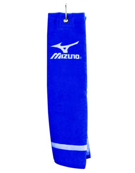 Mizuno Golf Towel Trifold Clip Blue