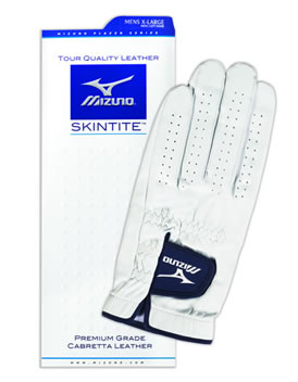 Mizuno Skintite Leather Golf Glove White