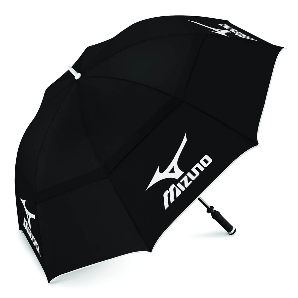 Twin Canopy Golf Umbrella Black/White