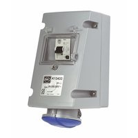 MK Commando Pre-Wired RCD Socket 30mA 32A 240V