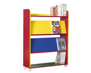 Mobile bookcase and display trolley