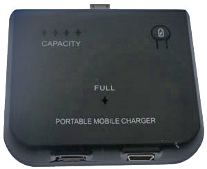 Mobile Micro USB Battery Charger - 1500mAh -