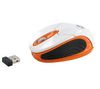 MOBILITY LAB Rechargeable Wireless Mini Mouse - white/orange