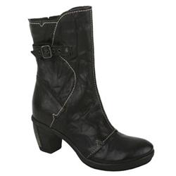 Moda In Pelle Female Adie Black Leather Leather Upper Fabric Lining Fabric Lining Casual in Black