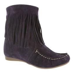 Female Africa Purple Suede Leather Suede Upper Fabric Lining Fabric Lining Casual in Purple