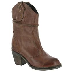 Moda In Pelle Female Ancord Brown Leather Casual in Brown