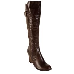Moda In Pelle Female Bond Brown Leather Leather Upper Fabric Lining Fabric Lining in Brown