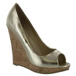 Moda In Pelle Female Gwen Gold Patent Leather Patent Upper Manmade Lining Manmade Lining in Gold