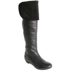 Moda In Pelle Female Hilary Black Leather Leather Upper Fabric Lining Fabric Lining Casual in Black