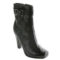 Moda In Pelle Female Kendall Black Patent Leather Patent Upper Leather Lining Leather Lining Ankle in Black
