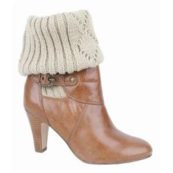 Moda In Pelle Female Kringle Camel Leather Leather Upper Fabric Lining Fabric Lining Ankle in Camel