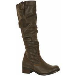 Moda In Pelle Female Sanford Brown Porvair Manmade Upper Fabric Lining Fabric Lining Calf/Knee in Brown