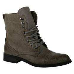 Moda In Pelle Female Worker Taupe Porvair Casual in Taupe