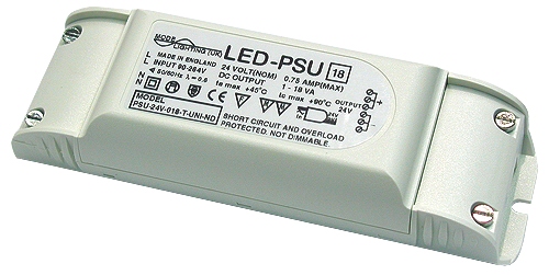 Mode Lighting LED Power Supply 230V to 12V D.C.