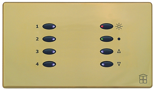 Mode Lighting SceneStyle4 Polished Brass - Black Buttons