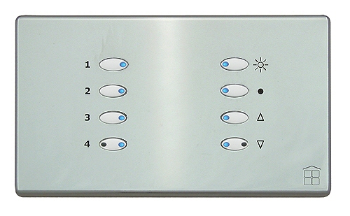 Mode Lighting SceneStyle4 Polished Chrome - White Buttons
