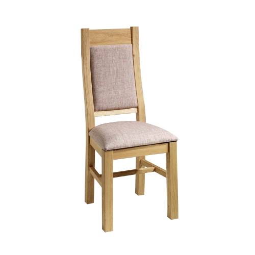 Modena Oak Furniture Modena Oak Dining Chair x2