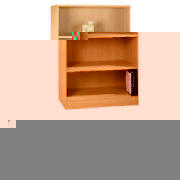 Modular tall bookcase, beech effect