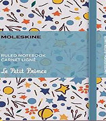 Moleskine Petit Prince Limited Edition Pocket Ruled Notebook White Canvas Pattern