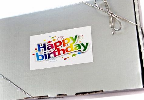 Happy Birthday Retro Sweets Silver Gift Box - 18 Varieties of Candy - Fits through letterbox! - Great Affordable Value!