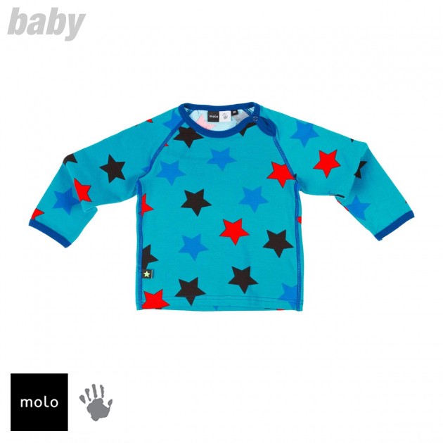 Boys Molo Rob Long Sleeve T-Shirt - Minty