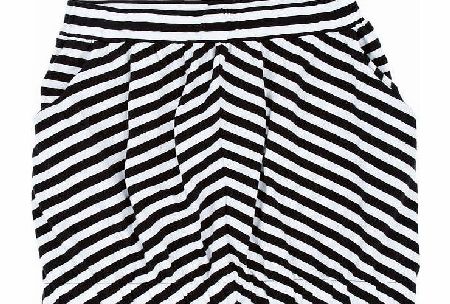 Molo Girls Molo Brina Skirt - Black And White Stripe
