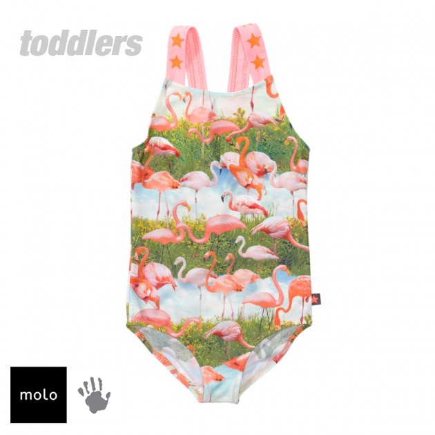 Molo Girls Molo Nakia Swimsuit - Flamingo
