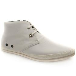Momentum Male Terry Chukka Boot Leather Upper Alternative in White