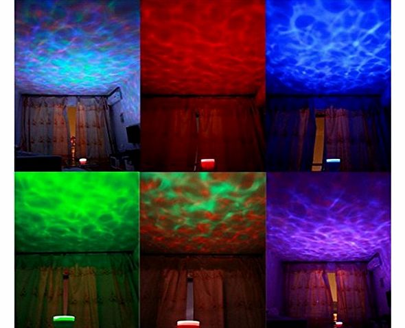 Home Lighting Bedroom Bedside Lamp Ocean Projector Ease Childrens Panic Night Light HYT-V