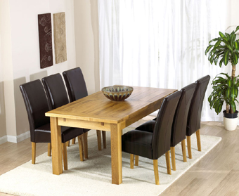 monaco Oak Extending Dining Table - 180-270cm