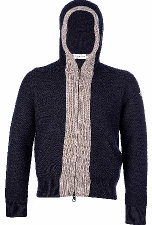 MONCLER Tricot Navy Cardigan