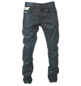 Money Aqua Tech Indigo Tapered Fit Jeans -