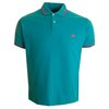 Money Clothing Money Rib Stripe Polo Shirt (Turquoise)