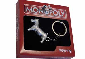 monopoly Dog Keyring