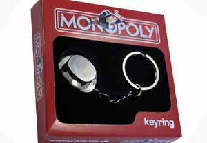 monopoly Hat Keyring