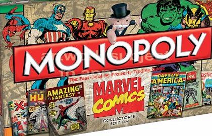 Marvel Comic Books Monopoly Board Game