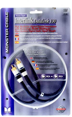 Cable - Interlink Datalink 100 1x RCA to 1x RCA (1 meter) - Ref. 126806
