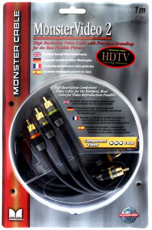 monster Cable - Video 2 3x RCA to 3x RCA (1 meter) - Ref. 126839