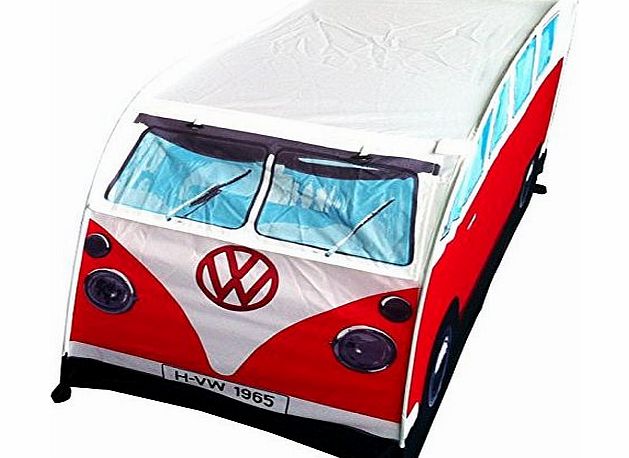 Genuine Volkswagen Split Windscreen VW Camper Van Kids Childrens Pop Up Play Tent Den House - Pink
