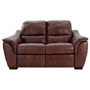 regular leather recliner sofa, cognac