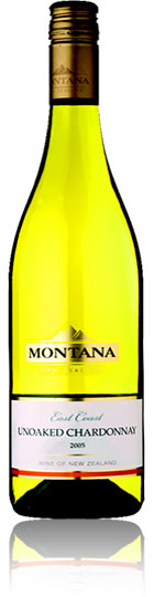 Montana Unoaked Chardonnay 2007 East Coast (75cl)