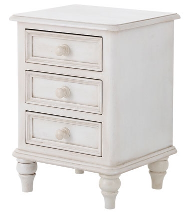 Montpelier White Painted Bedside Cabinet