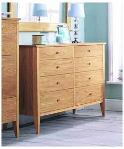 Montreal 8 Drawer Dresser - Light Oak