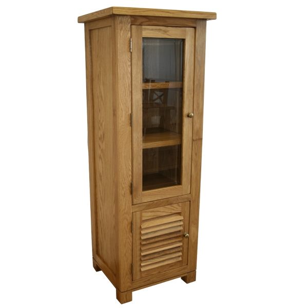 montreal Solid Oak Single Bookcase (LEFT)