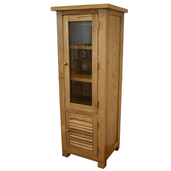 montreal Solid Oak Single Bookcase (RIGHT)