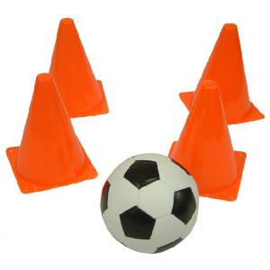 Soccer Balls and Cones