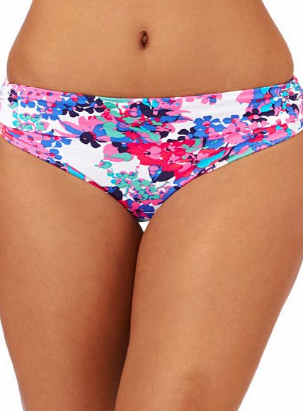 Moontide Womens Moontide Blossom Ruched Front Bikini