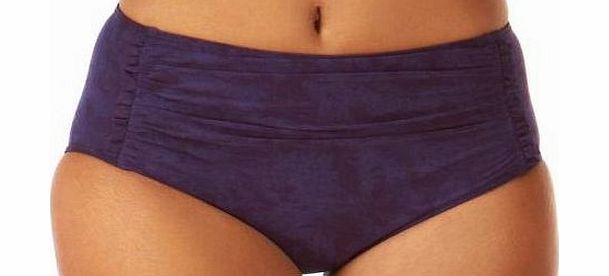 Moontide Womens Moontide Suede 50s Bikini Bottom - Purple