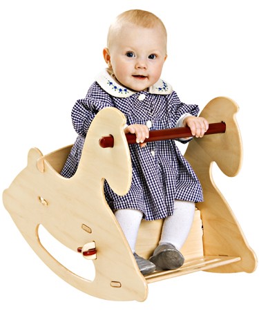 Moover Toys Natural Rocking Horse