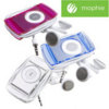 Mueva Wraptor for Apple iPod Shuffle 2G 3 Pack - Clear/Pink/Blue